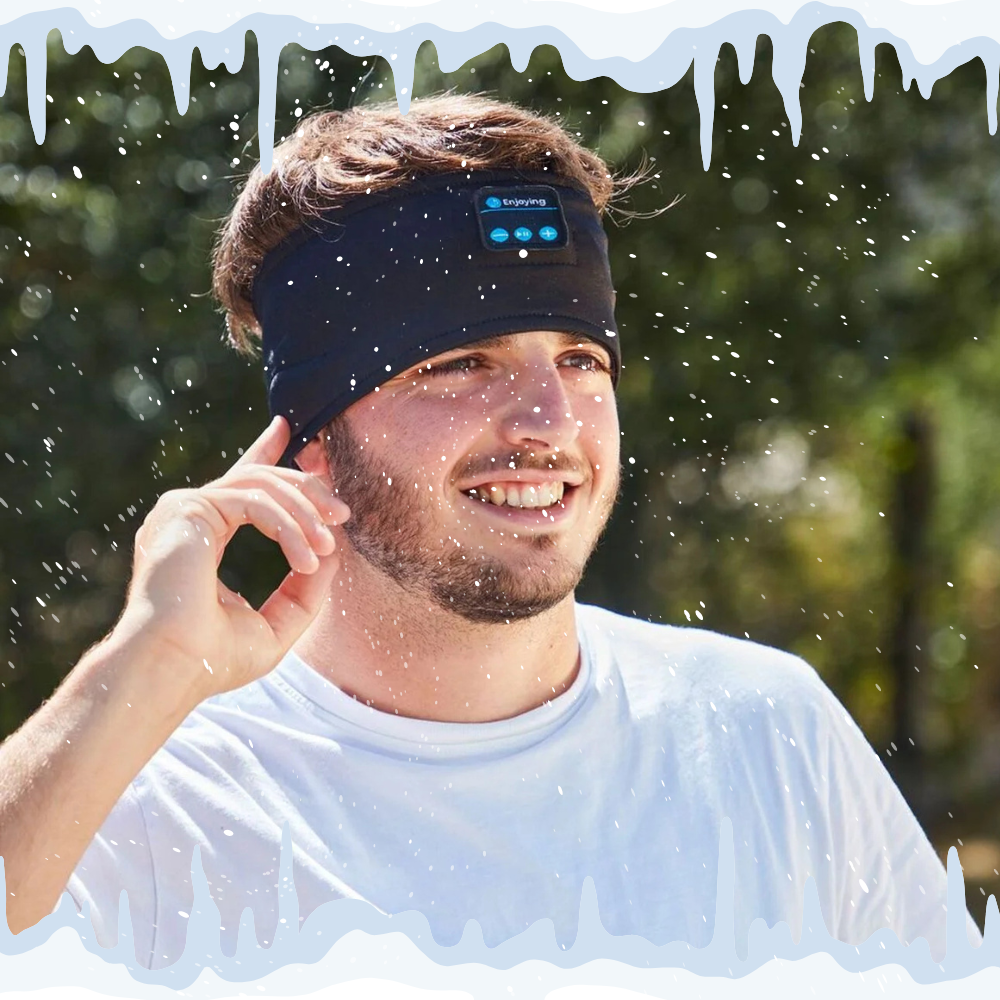 SkiBeats - Bandeau Ski Bluetooth pour Écouter de la Musique