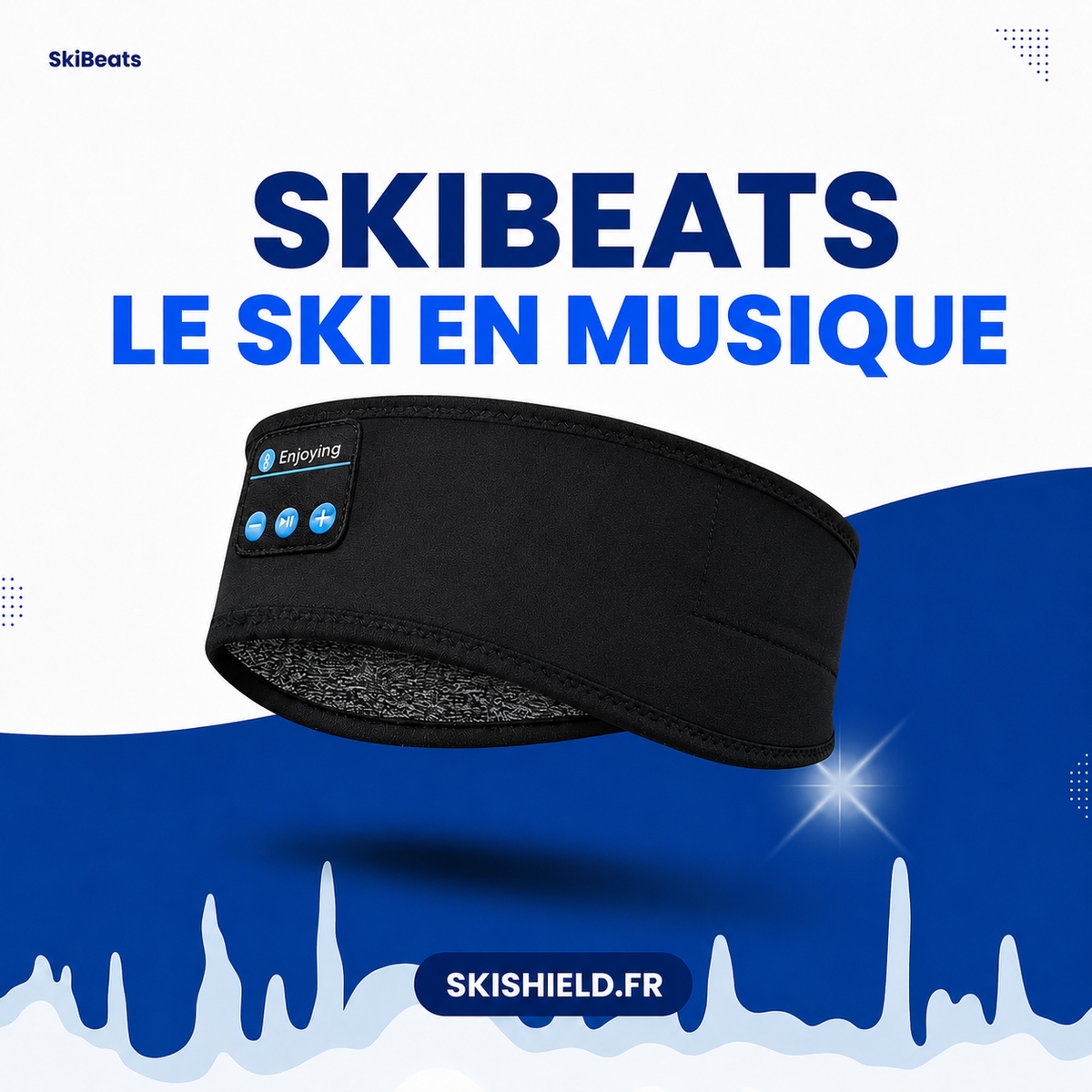 SkiBeats - Bandeau Ski Bluetooth